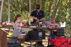 Jasmin und Frank im Fahrerlager